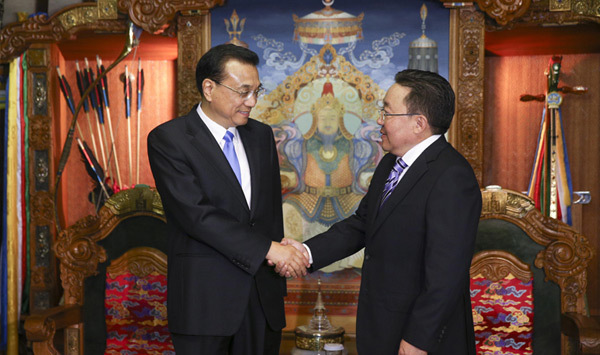 李克强总理访问蒙古国精选图集